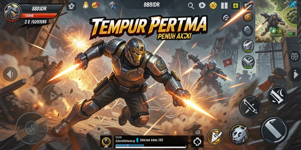 Tampilan gameplay intens dan seru di 888IDR