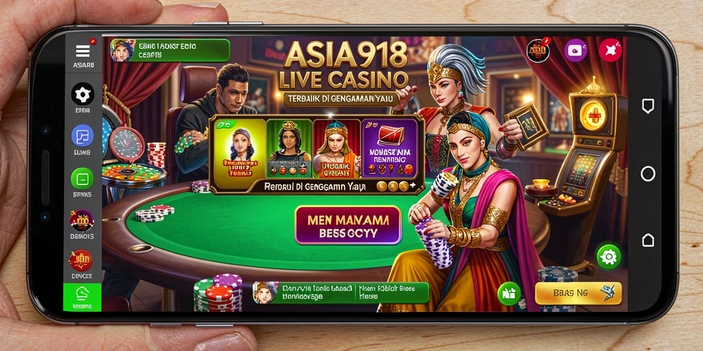 Tampilan gameplay ASIA918 dalam sesi Live Casino yang mengasyikkan.