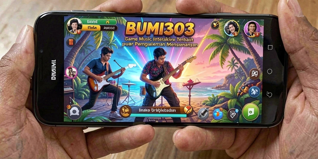 Tampilan gameplay BUMI303 yang interaktif dan penuh warna.