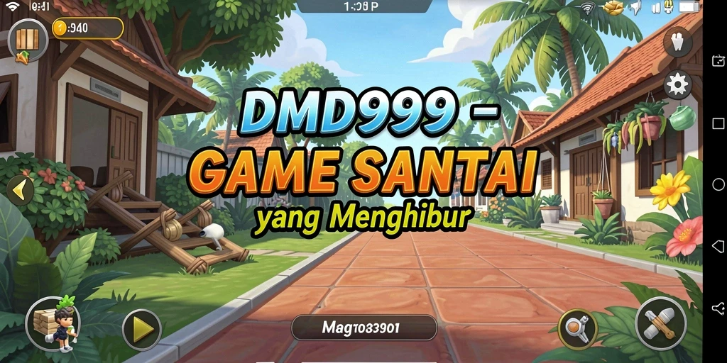 Tampilan gameplay DMD999 yang menarik dengan grafis cerah.