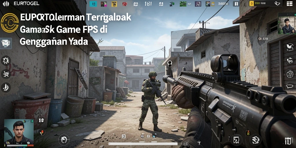 Tampilan gameplay seru dalam game FPS EUROTOGEL.