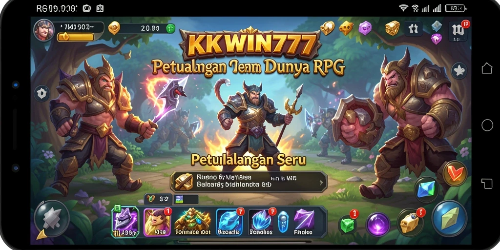 Tampilan gameplay KKWIN777 yang mendebarkan dan penuh aksi.