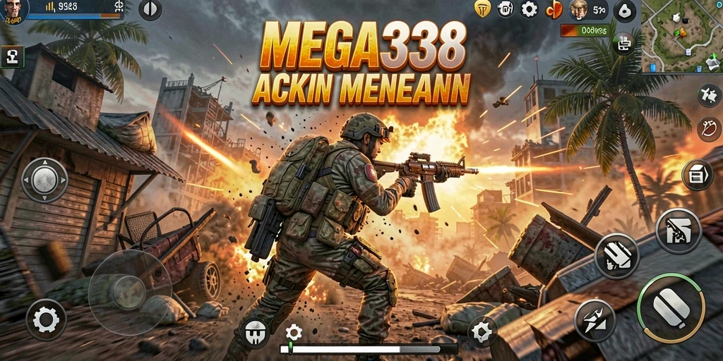 Gameplay intens MEGA338 dengan aksi yang mendebarkan.