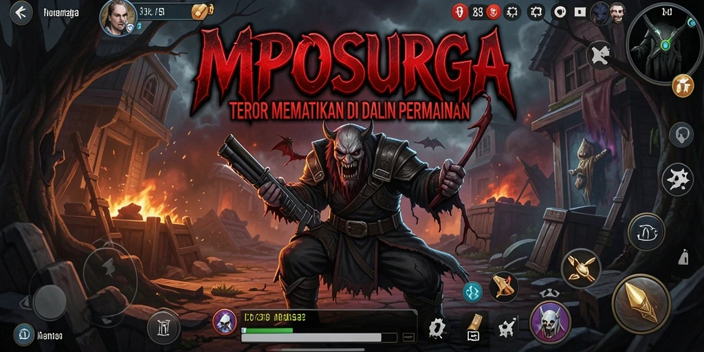 Tampilan gameplay menyeramkan dari MPOSURGA yang memukau.