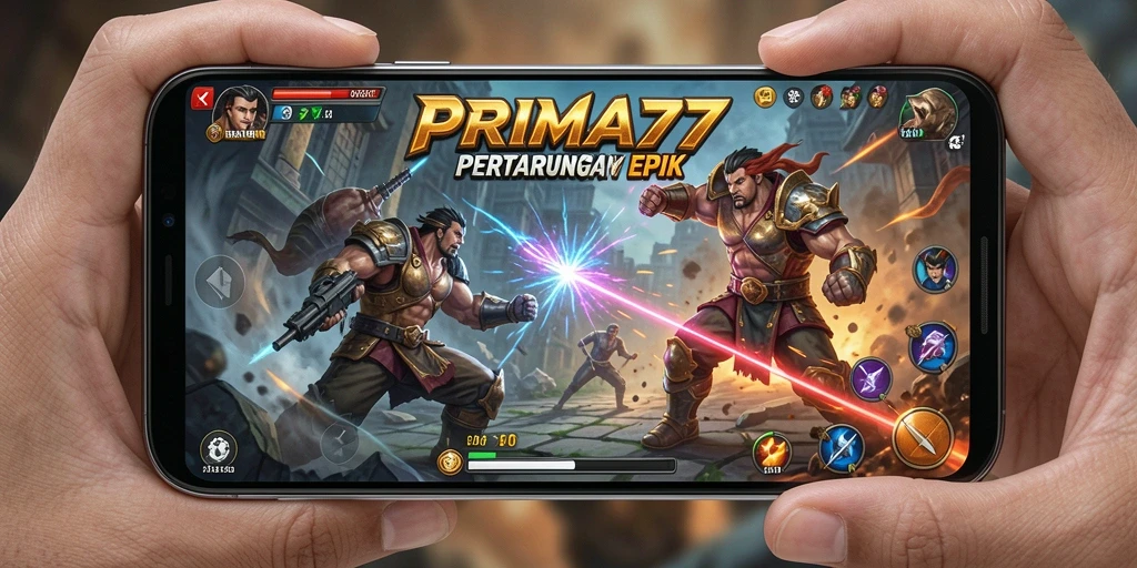 Tampilan menakjubkan dari gameplay Fighting di PRIMA77.