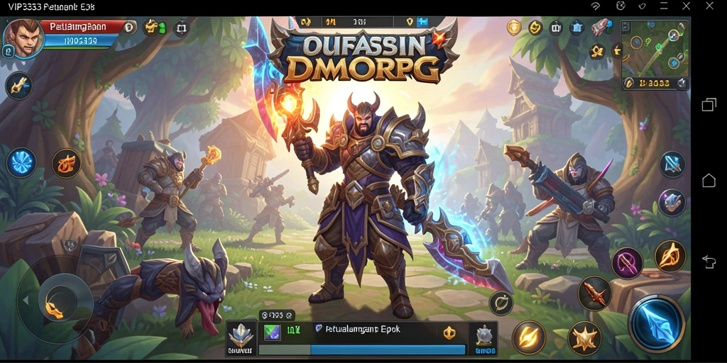 Tampilan menarik dari gameplay MMORPG VIP333 dengan aksi petualangan.