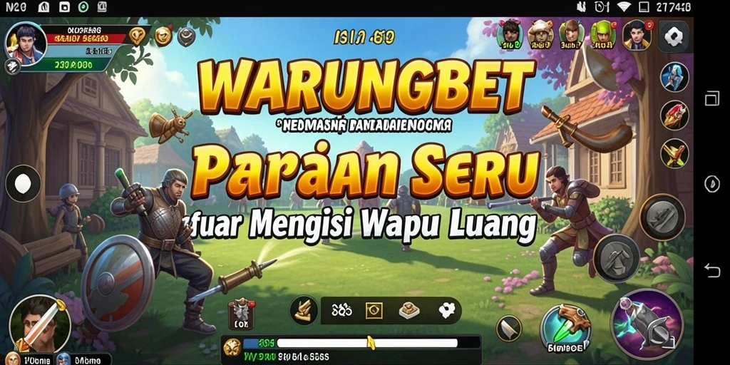 Tangkapan layar menunjukkan momen gameplay seru di WARUNGBET.